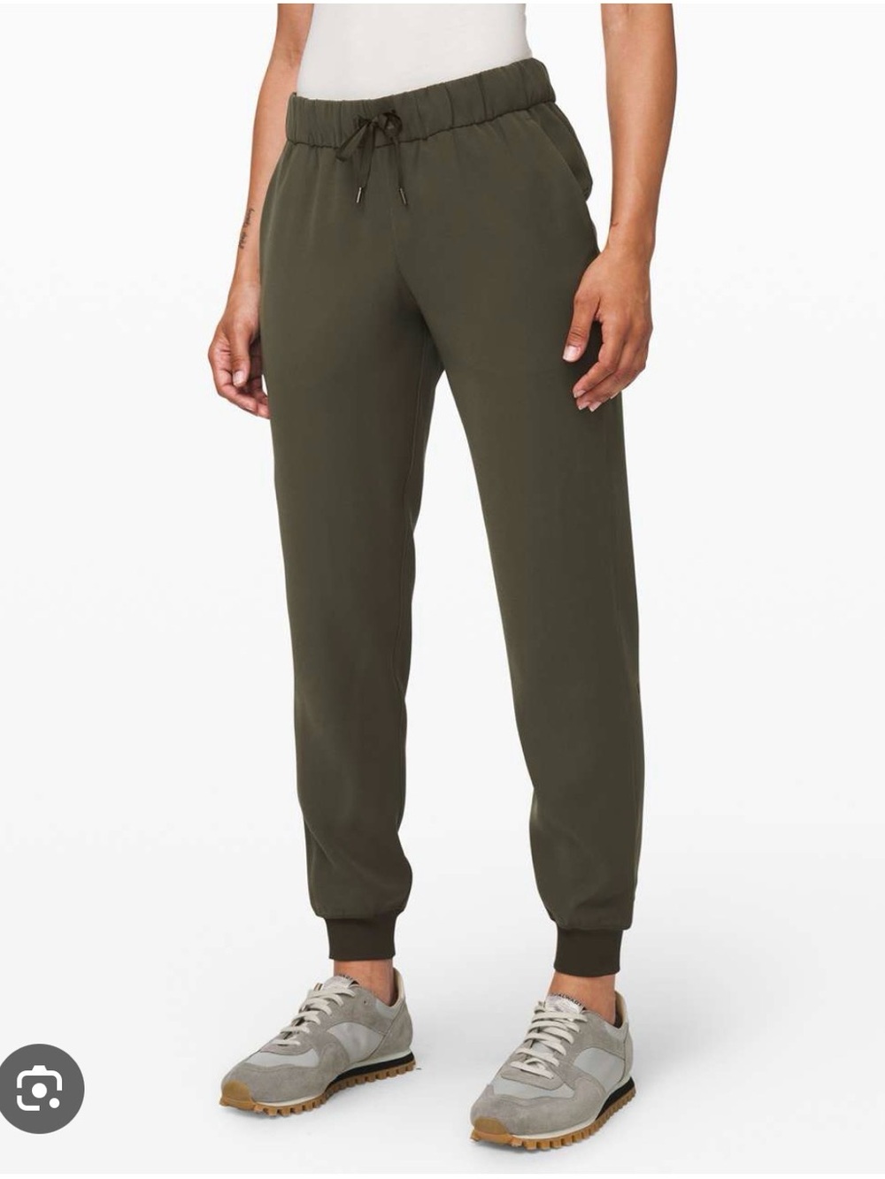 lululemon athletica Olive Green Track Joggers